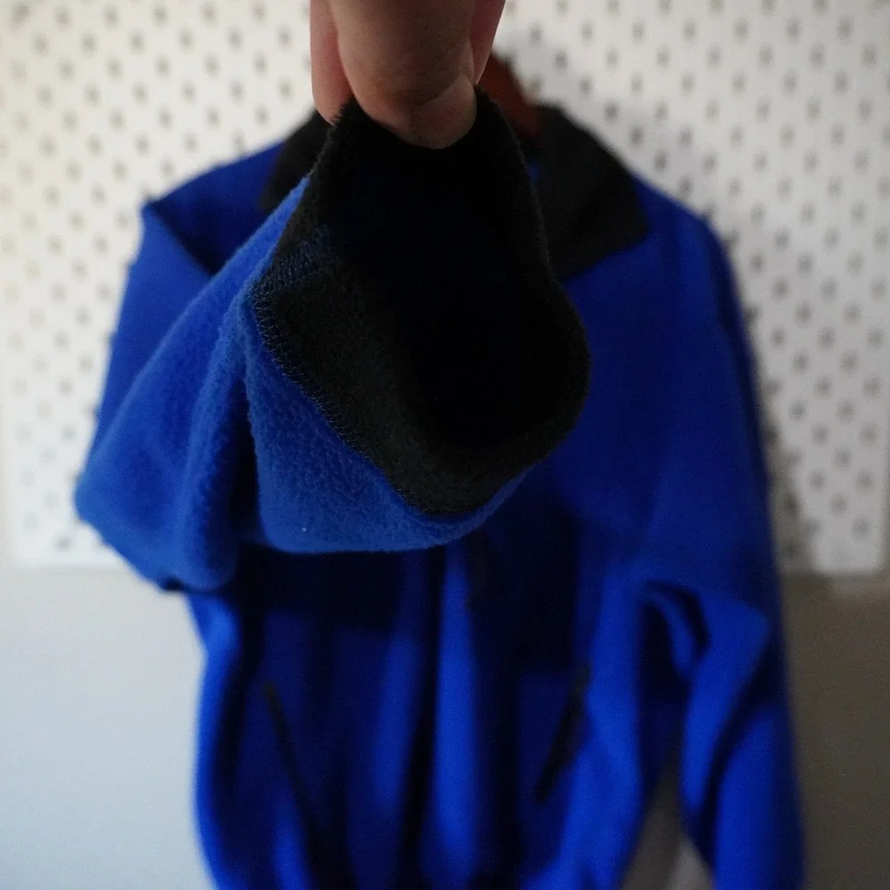 REI‎ Co-op Polartec Fleece Jacket Full Zip Blue Outdoor Hiking Men's Small